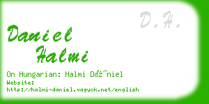 daniel halmi business card